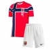 Camiseta Noruega Erling Haaland #9 Primera Equipación Replica Mundial 2026 para niños mangas cortas (+ Pantalones cortos)